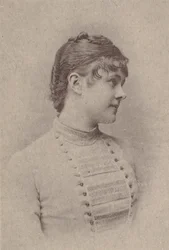Lili Rupp, de la série Actrices N67 promouvant les cigarettes Virginia Brights pour A..., vers 1888