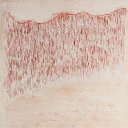 Flux rouge abstrait