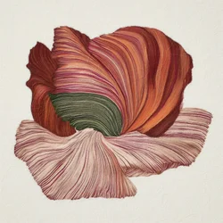 Fleur bio haute en couleur