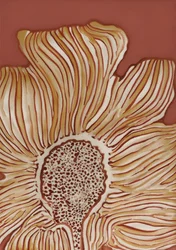 Abstraction florale terreuse