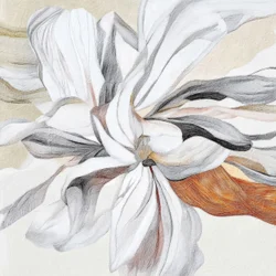 Fleur gracieuse et fluide