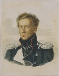 Sergey Lanskoy 1789-1832, Officier de la Garde des Chevaliers, 1829