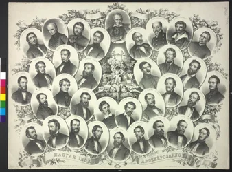 Tableau des écrivains hongrois