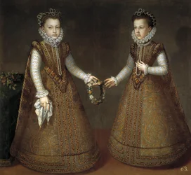 Les infantes Isabel Clara Eugenia et Catherine Michelle d