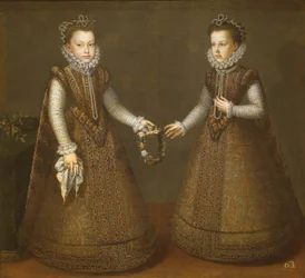 Les enfants Isabel Clara Eugenia et Catalina Micaela