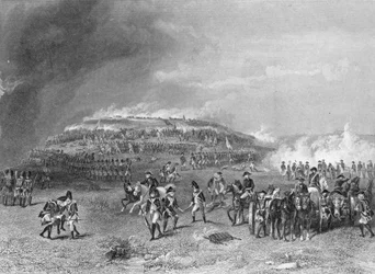 Bataille de Bunker Hill, 17 juin 1775, gravée par John Godfrey