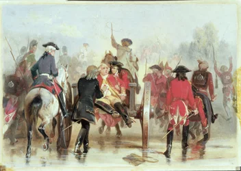 La retraite de Braddock le 9 juillet 1755