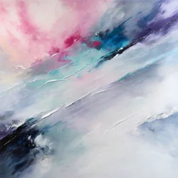 Mouvement de couleurs éthérées