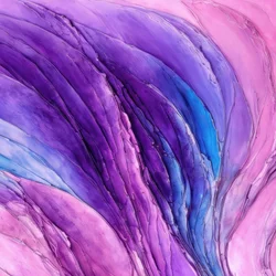 Flux violet éthéré