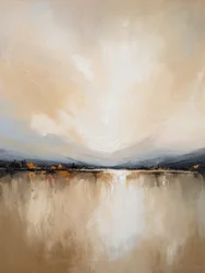 Reflets de lumière dorée