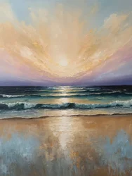 Coucher de soleil sur l