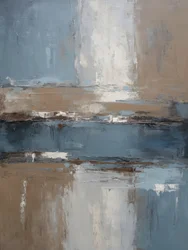 Paysage abstrait serein