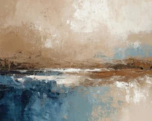 Paysage abstrait serein