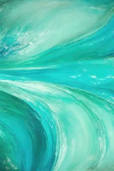 Flux océanique turquoise