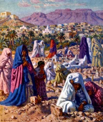 Cimetière musulman en Afrique du Nord
