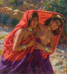 Les baigneuses effrayées; La Fuite des Baigneuses