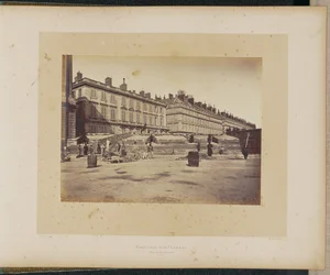 Barricade des Fédérés, place de la Concorde.