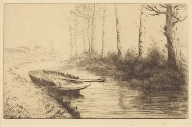 Canal Seen by Morning Light (Le canal: Effet du matin)