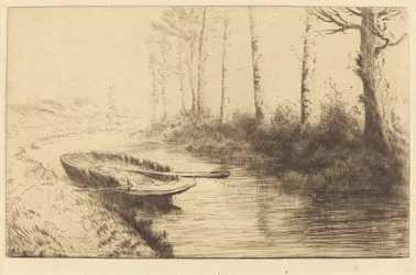 Canal Vu à la Lumière du Matin Le canal: Effet du matin