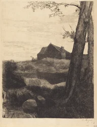 Farm with Large Tree (La ferme au grand arbre)