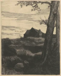 Farm with a Large Tree (La Ferme au Grand Arbre)