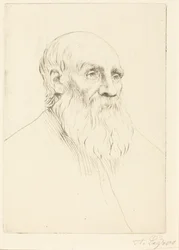 Tête de vieillard (étude de tête)