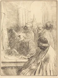 Monks at Church (Les moines a l