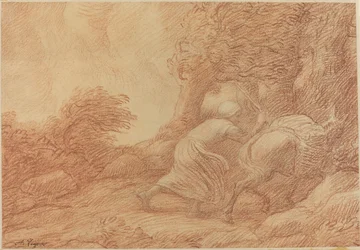 Paysanne et âne