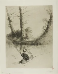 Pêcheur à la ligne