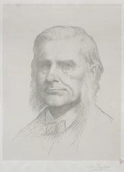 Portrait de Thomas Huxley 2ème Plaque