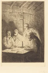 Le souper chez misère