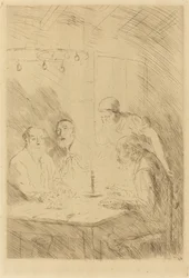 Le souper chez misère