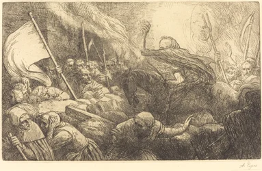 Le triomphe de la mort: La proclamation