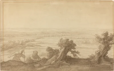 Vue sur la campagne plate, 1906