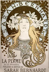 La Plume, avec Sarah Bernhardt, 1896