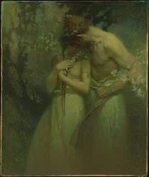 Nuit de printemps, vers 1910