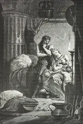 Eponine de Langres allaite l