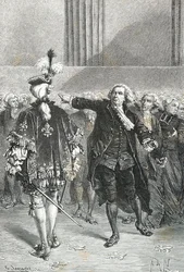 Mirabeau exclaims "Allez dire a ceux qui vous envoyent que nous sommes ici par la volonte du peuple et que nous n