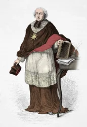 Portrait of Cardinal de Lomenie de Brienne (Engraving)