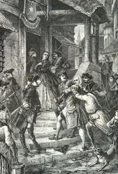 Voltaire est arrêté à Francfort