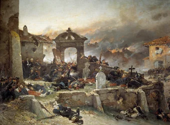 Guerre de 1870 : « Le cimetière de Saint-Privat, 18 août »