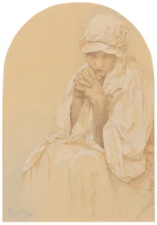 Portrait de Jaroslava, la fille de l