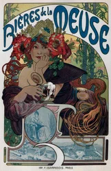 Affiche pour les Bières de la Meuse, 1897