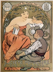 Affiche pour la Société Populaire des Beaux-Arts, 1897