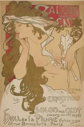 Salon des Cent. France, Paris, 1896