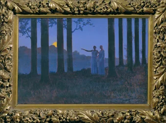 Le secret de la nuit (peinture sur toile)