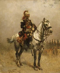 Un cavalier, 1884