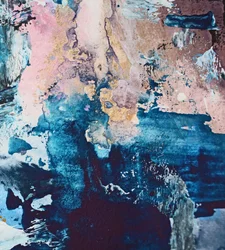 Abstrait rose doré fluide