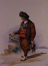 Un Vendeur de Canards, vers 1855