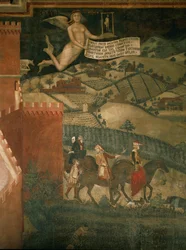 Une partie de chasse (peinture murale)
